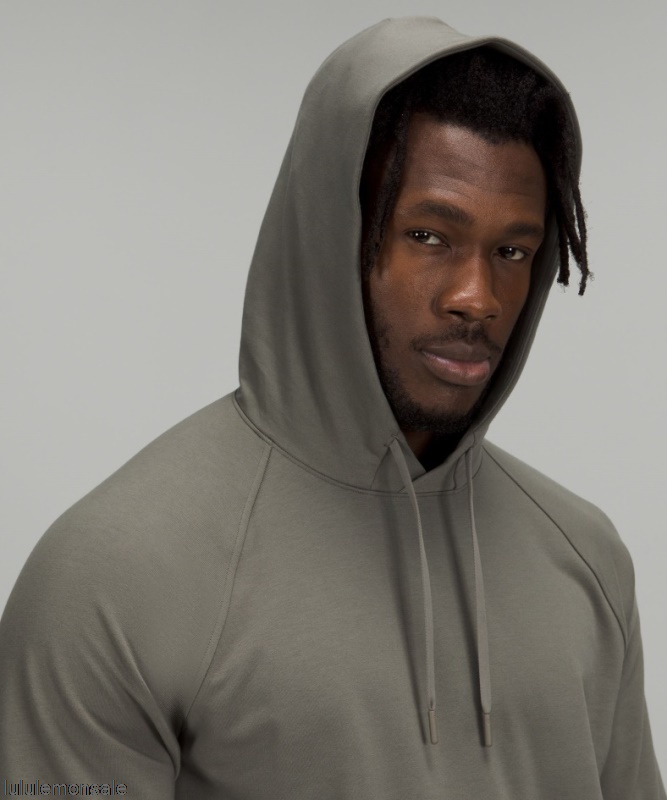 Lululemon Verkauf DELULU633 | City Sweat Pullover Hoodie French Terry Grau Salbei